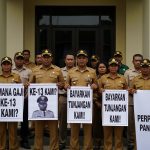 Ilustrasi Aksi Demo ASN Kab. Pegaf | Dok. Pegaf.com