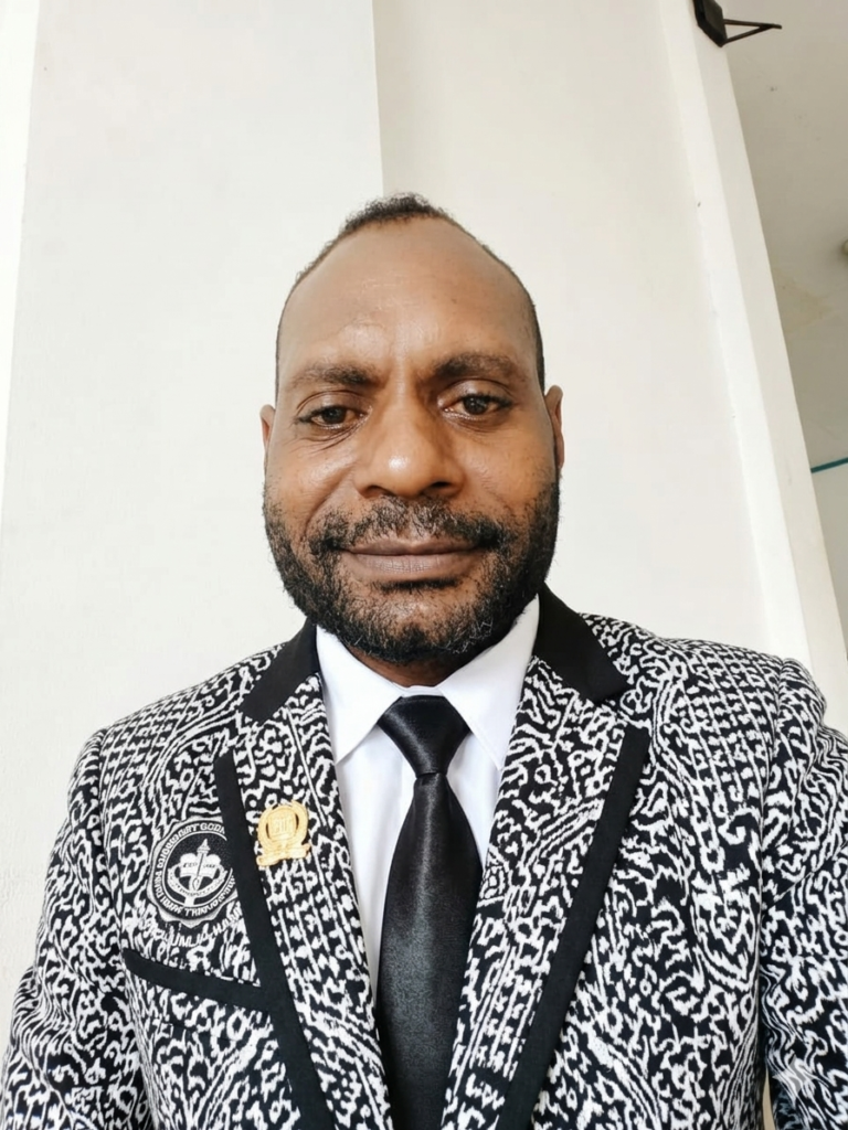 Agus Saiba, S.IP Bakal Calon Ketua KONI Kab. Pegunungan Arfak periode 2026-2030 | Dok. Pegaf.com