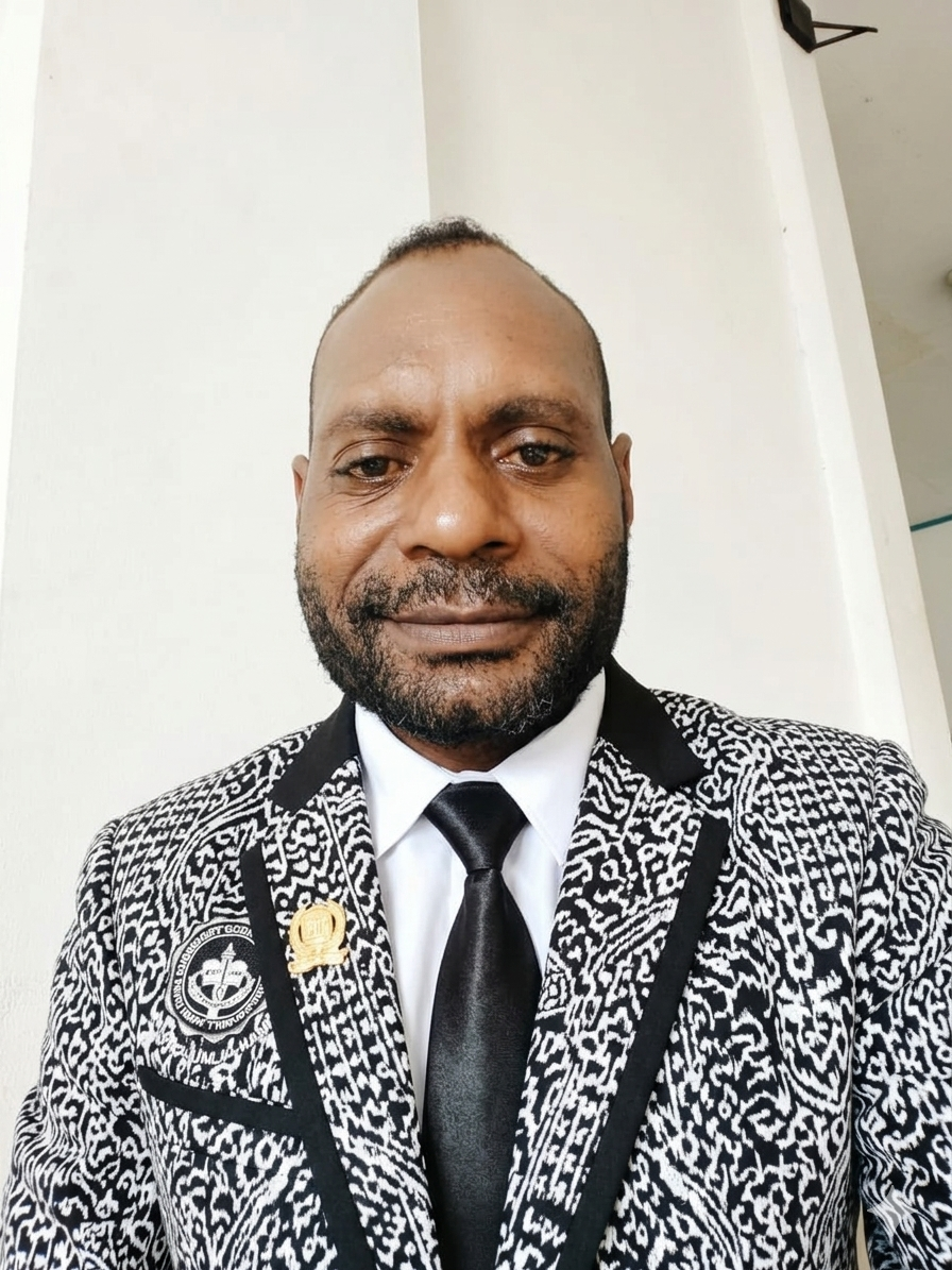 Agus Saiba, S.IP Bakal Calon Ketua KONI Kab. Pegunungan Arfak periode 2026-2030 | Dok. Pegaf.com